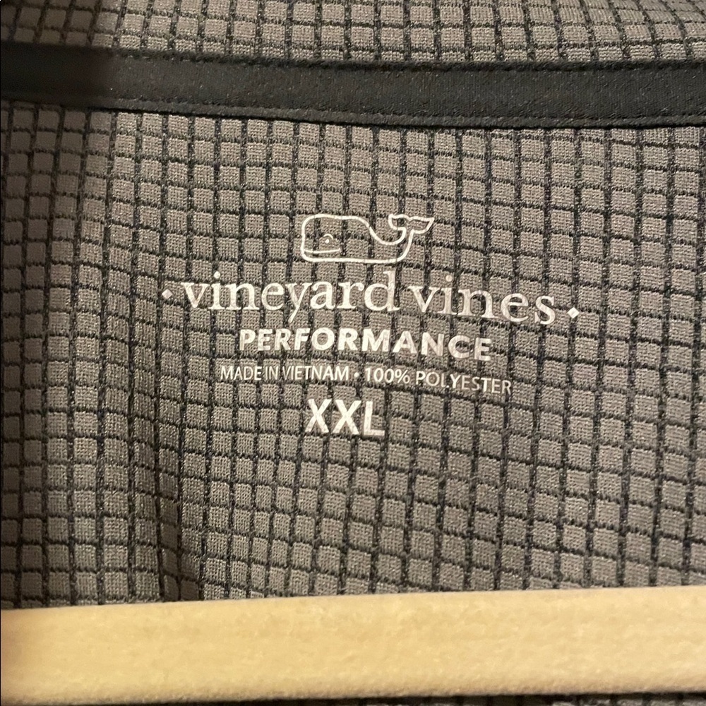 Vineyard Vines Charcoal Quarter-Zip Pullover - Picture 2 of 4